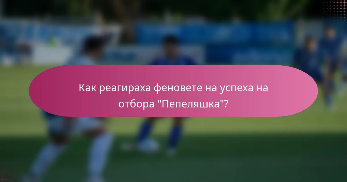 Как реагираха феновете на успеха на отбора 